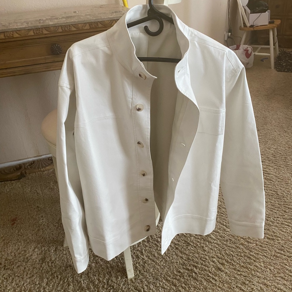 Women's Cream Jacket - Picture 7 of 9